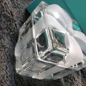 Tiffany and Co glass gift box.